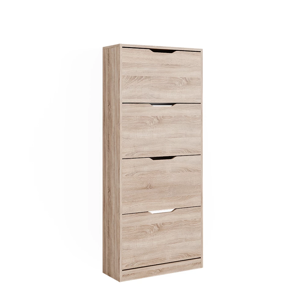 Schoenenkantelaar Luca Sonoma 59 x 137 cm met 4 scharnierende laden Vicco