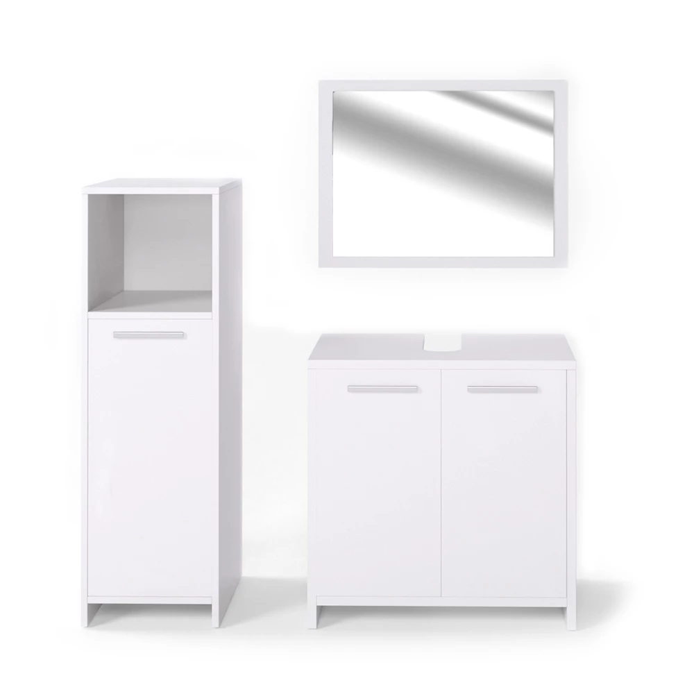 Badkamermeubel set Kiko Wit 3 delen Vicco