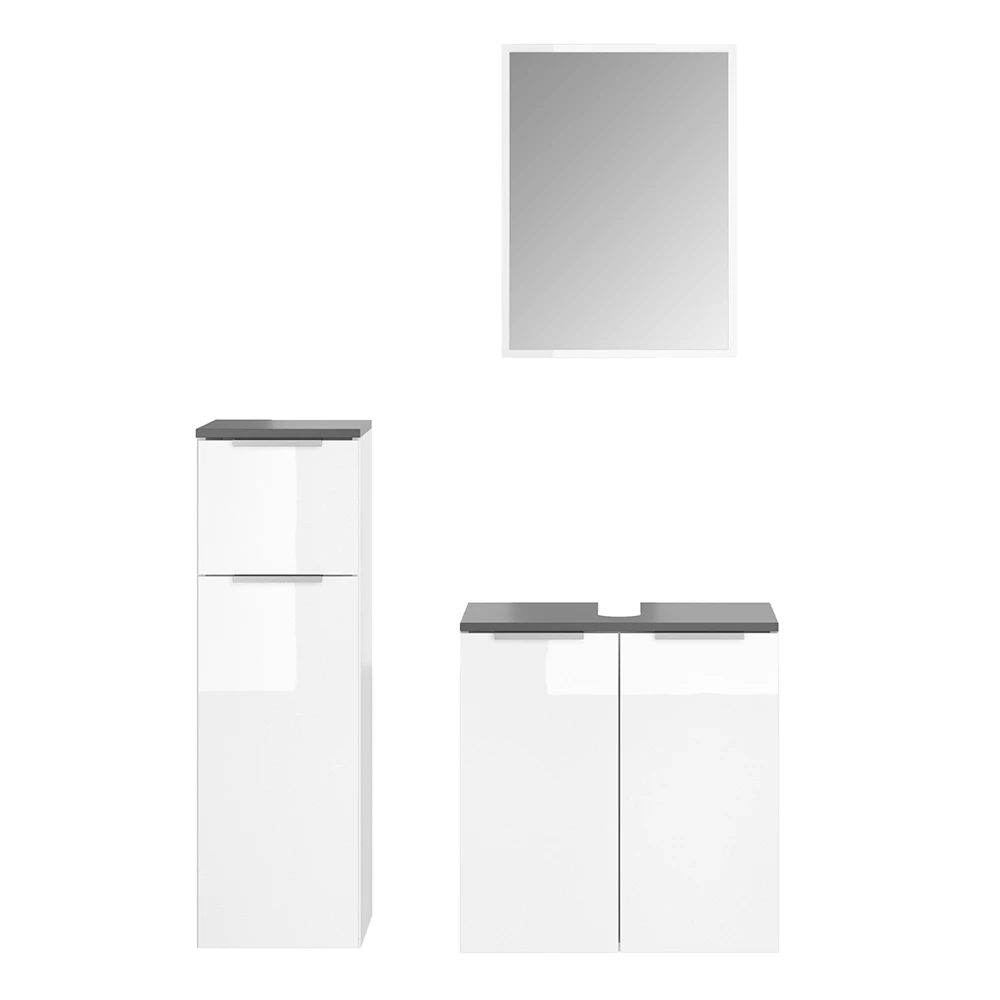 Badkamermeubel set Otis Wit 3 delen Vicco
