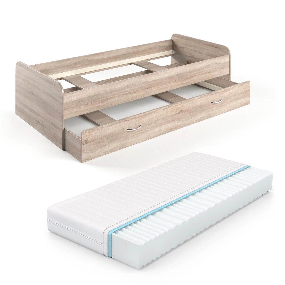 Kinderbed Enzo Sonoma 90×200 cm met matras Vitalispa