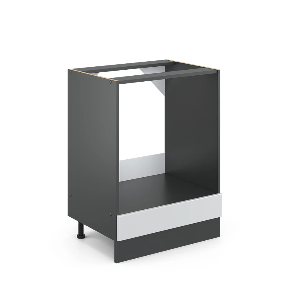 Ovenombouwkast R-Line Wit Landhuis 60 cm , WB Marmer Vicco