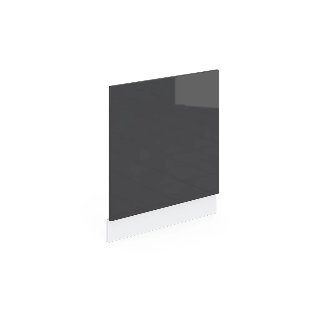 Frontpaneel R-Line Antraciet Hoogglans 60 cm zonder werkblad Vicco