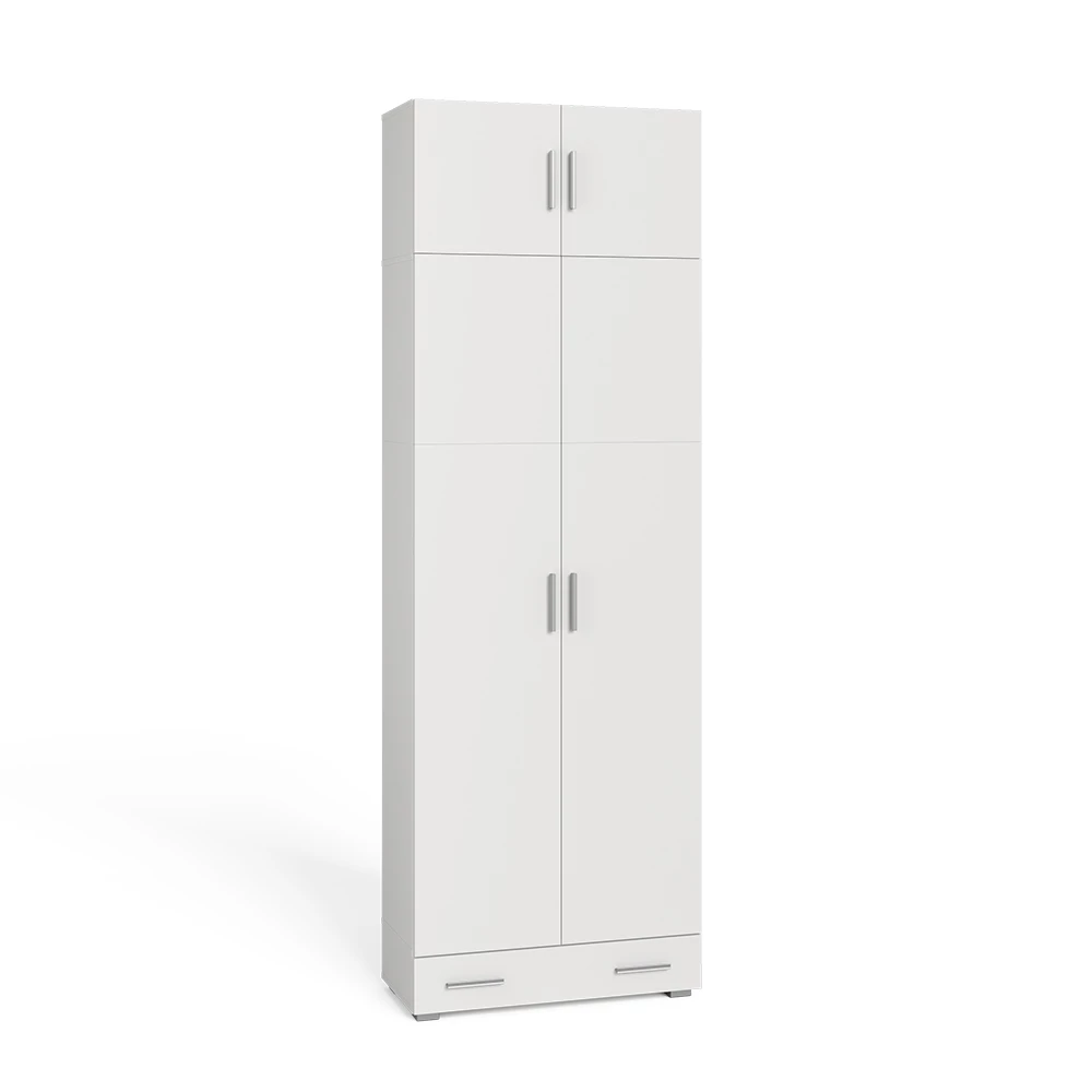 Archiefrek Frank Wit 80 x 182.4 cm met kastuitbreiding en lade Vicco