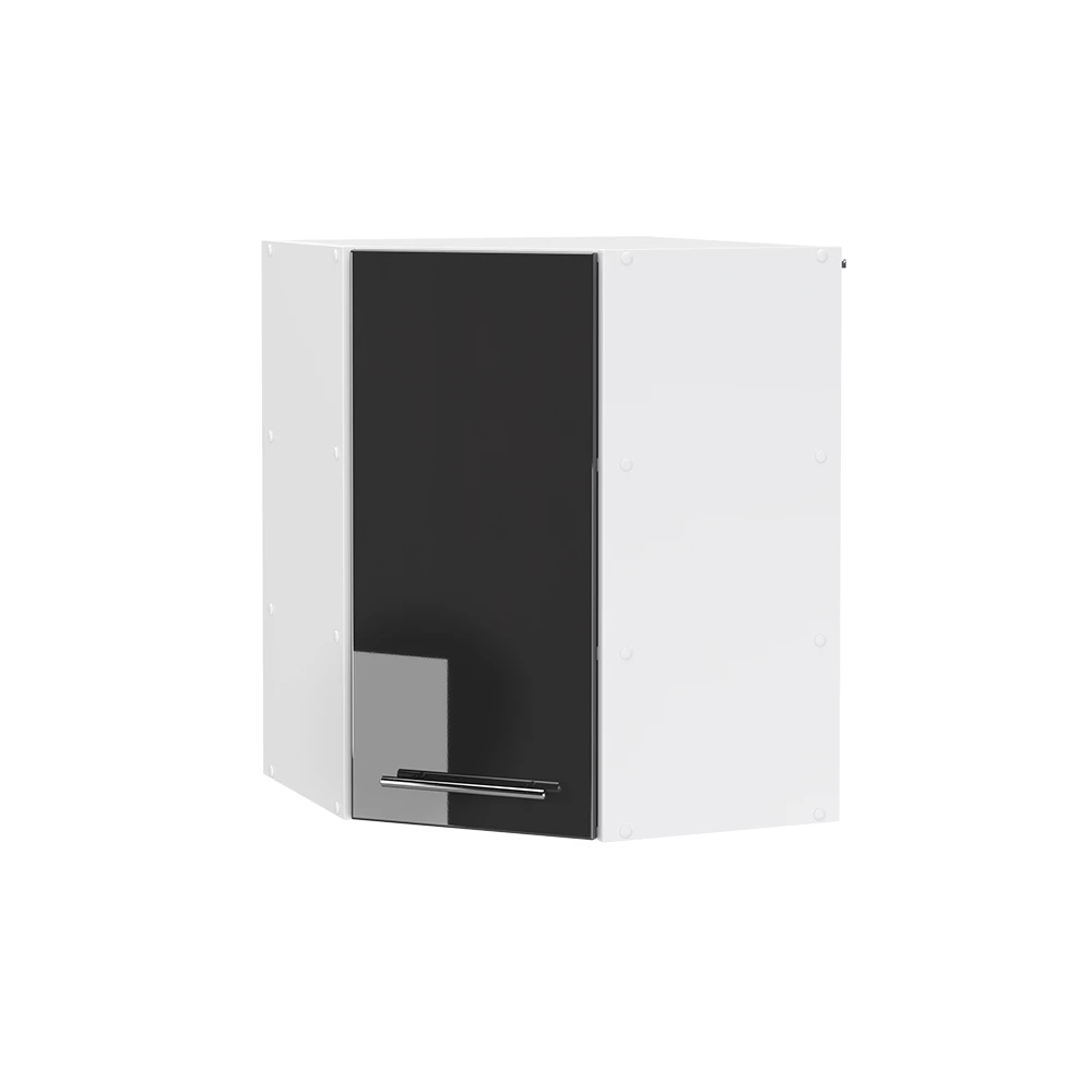 Hoek hangkast Fame-Line Antraciet Hoogglans 57 cm Vicco
