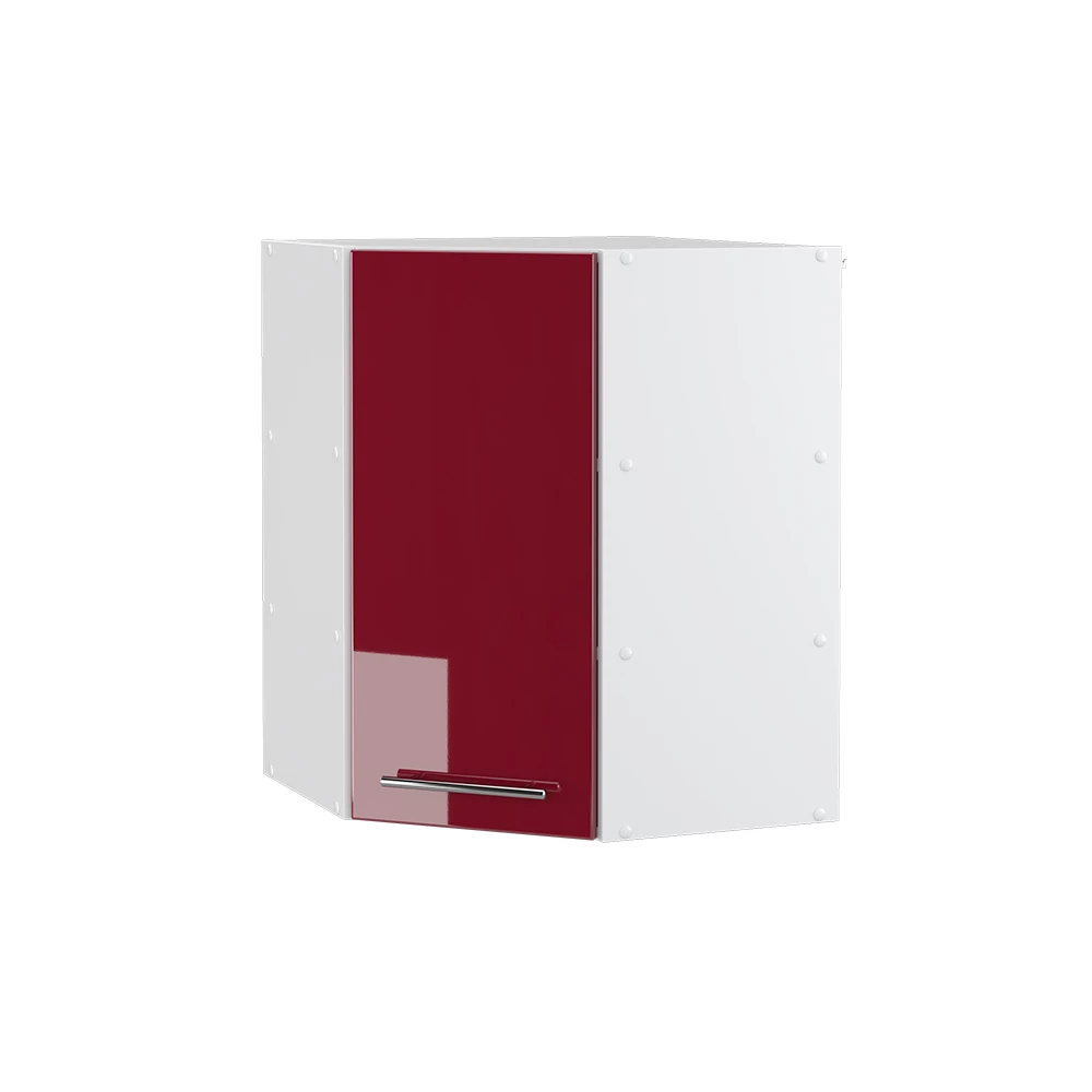Hoek hangkast Fame-Line Bordeauxrode hoogglans 57 cm Vicco