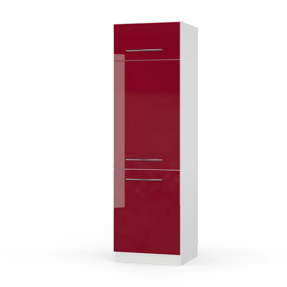 Koelkast ombouwkast Fame-Line Bordeauxrode hoogglans 60 cm Vicco