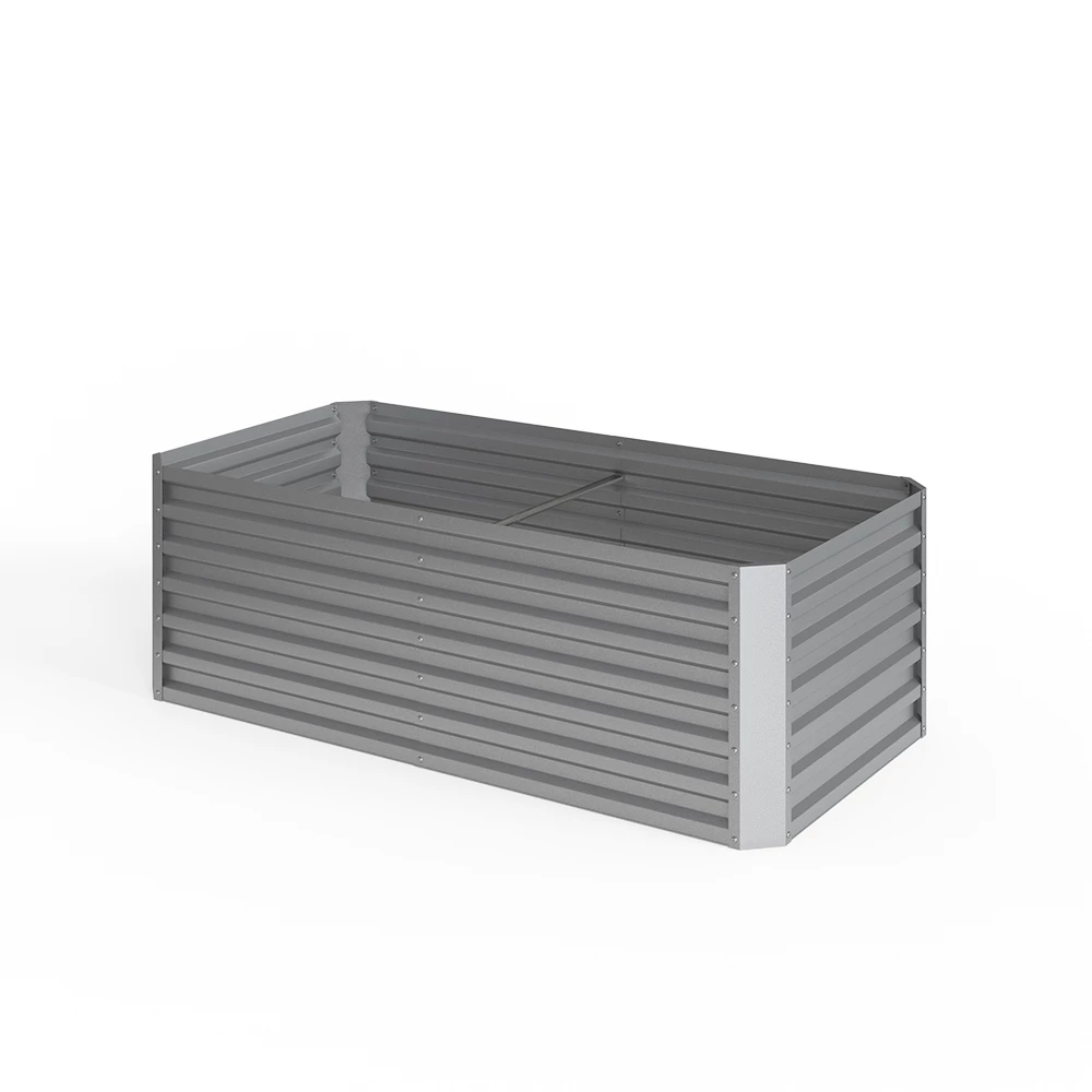 Verhoogd tuinbed  Zilver 180 x 60 cm OK-Living