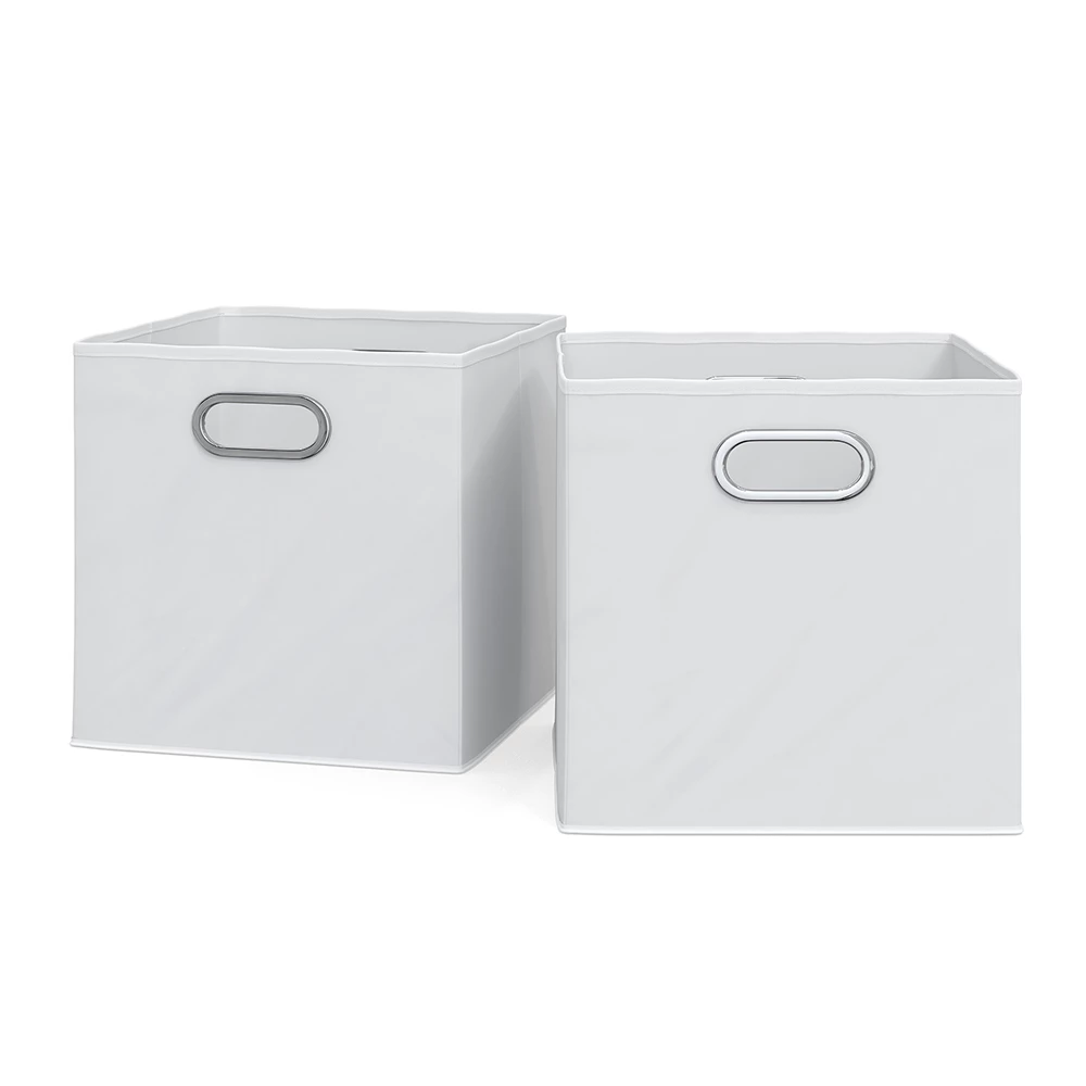 Opbergbox  Wit 30 x 30 cm Set van 2 Vicco