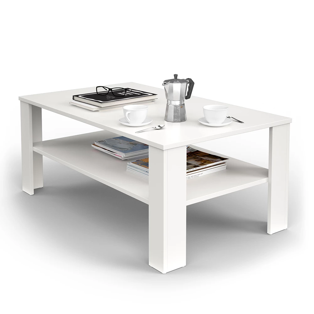 Salontafel  Wit 100 x 60 cm Vicco