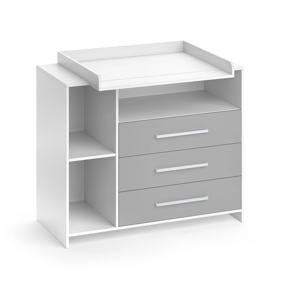 Commode Oskar Wit/Grijs 113 x 100 cm Vicco