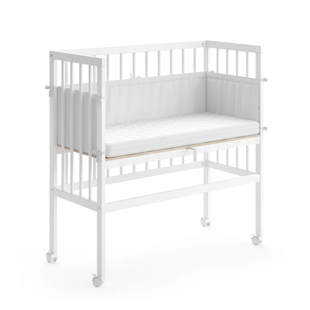 Aanschuifbed Sophie Wit 94 x 42.5 cm 1 zijhek Vitalispa