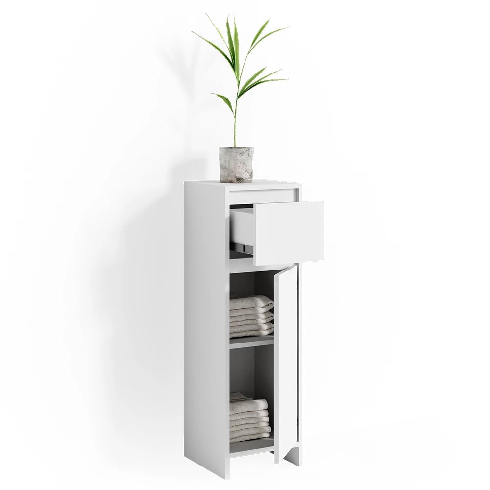Halfhoge kast Emma Wit 30 x 95 cm Vicco