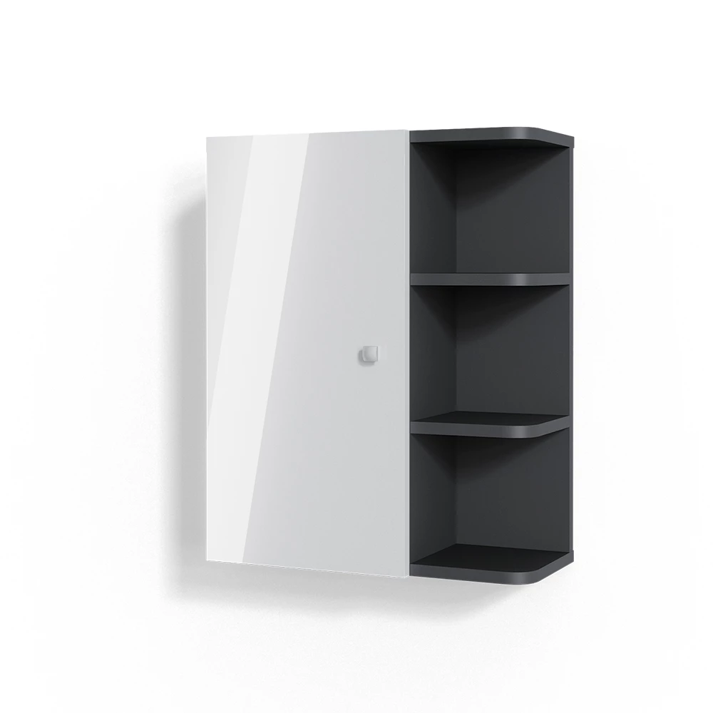 Badkamerkast Fynn Wit Hoogglans 47.2 x 59.2 cm Vicco