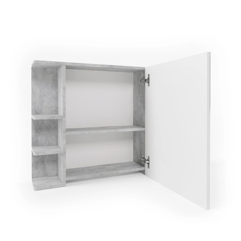 Badkamerspiegelkast Fynn Beton 79.6 x 64 cm Vicco