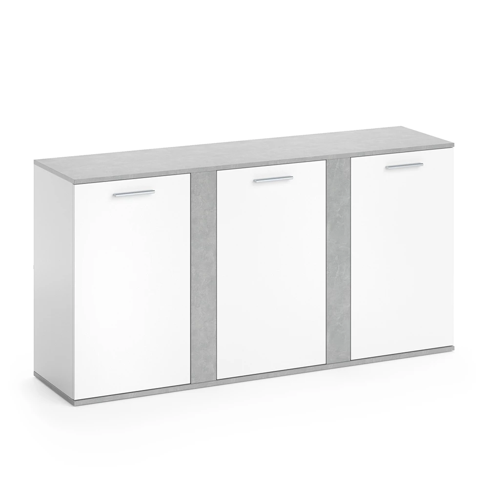 Sideboard Novelli Beton 40 x 80 cm met deuren Vicco