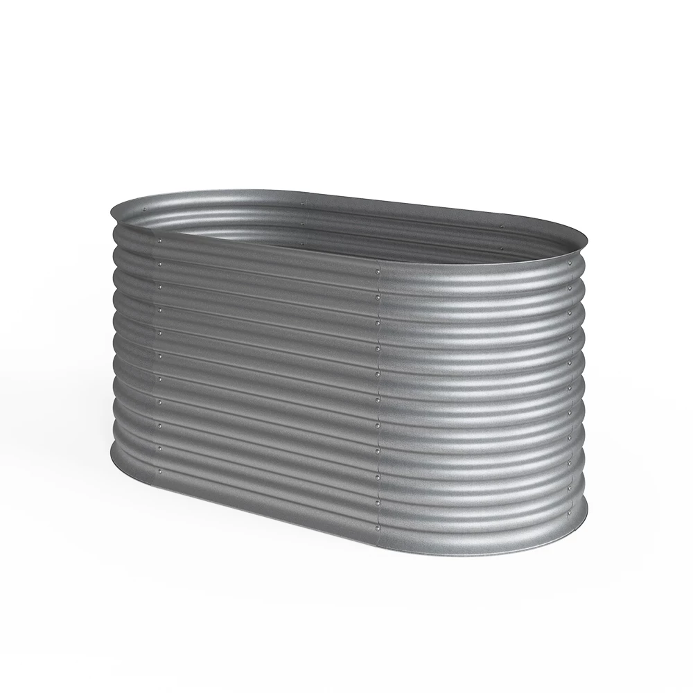 Verhoogd tuinbed  Zilver 160 x 82 cm OK-Living