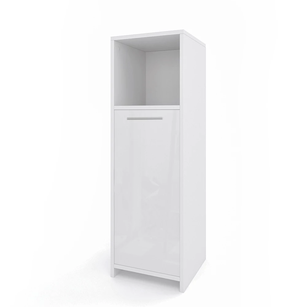 Halfhoge kast Kiko Wit hoogglans/wit 30 x 95 cm Vicco