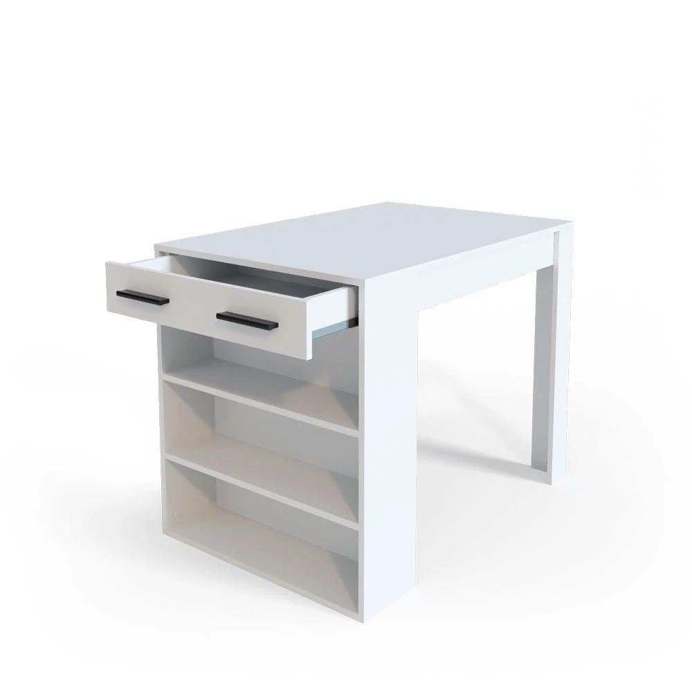 Eetkamertafel Repose Wit 67 x 100 cm Vicco