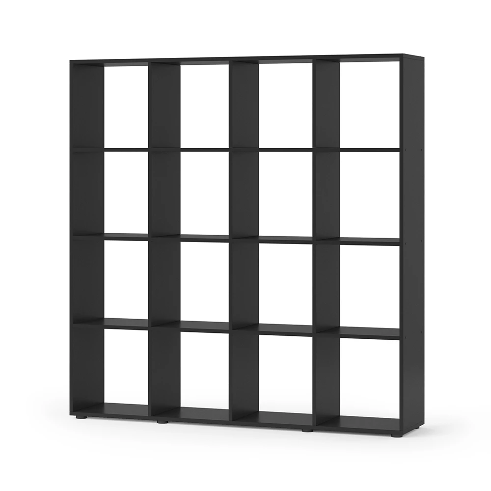 Ruimteverdeler Karree Zwart 138.5 x 142.5 cm Vicco