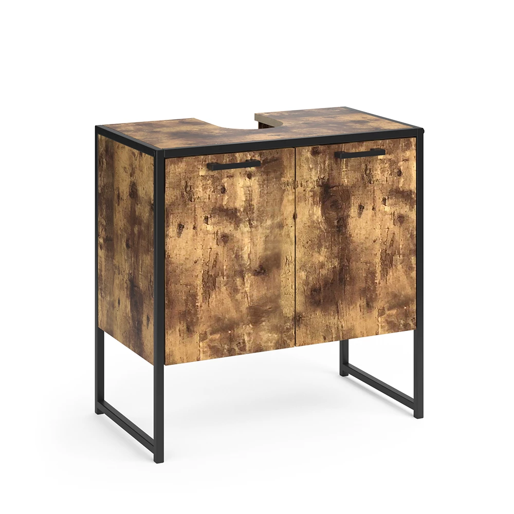 Wastafelonderkast Fyrk Antiek hout 60 x 60 cm Vicco