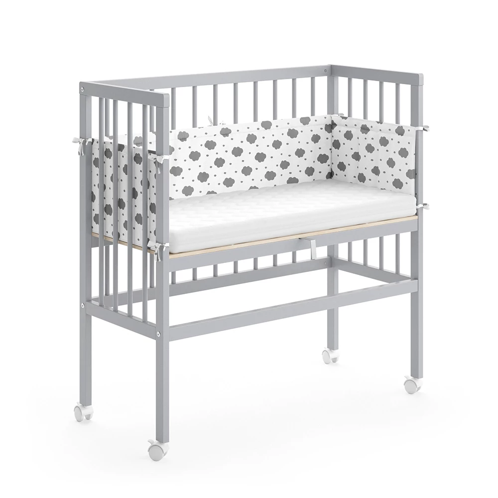 Meegroeibed Sophie Grijs 94 x 42.5 cm 1 zijhek Vitalispa