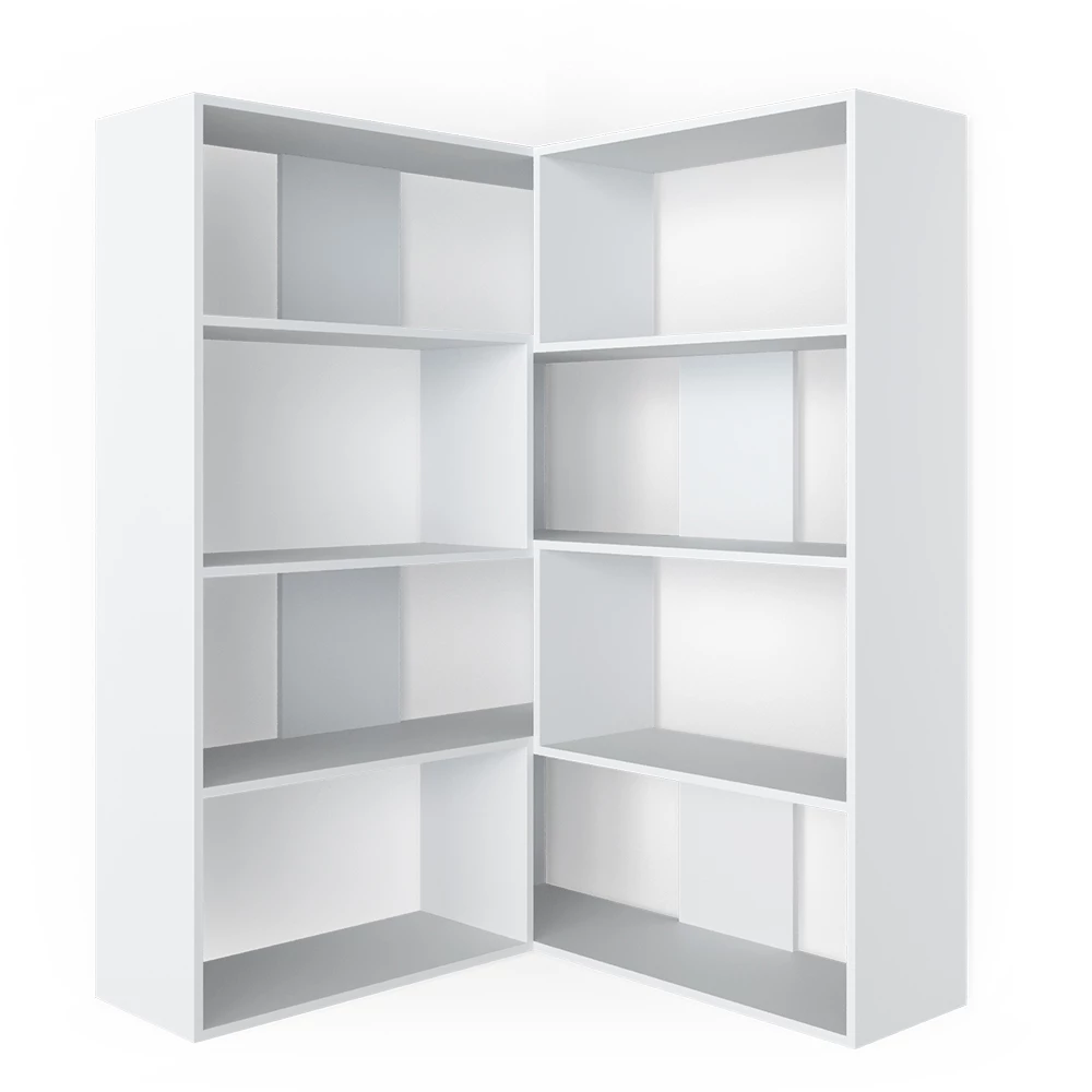 Hoekrek Laine Wit 170 x 142.4 cm Vicco