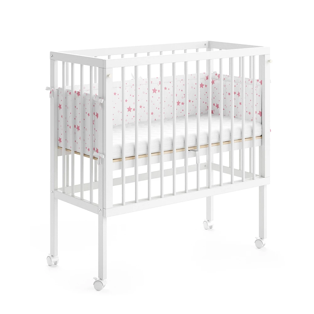 Aanschuifbed Sophie Wit 94 x 42.5 cm 2 zijrails Vitalispa