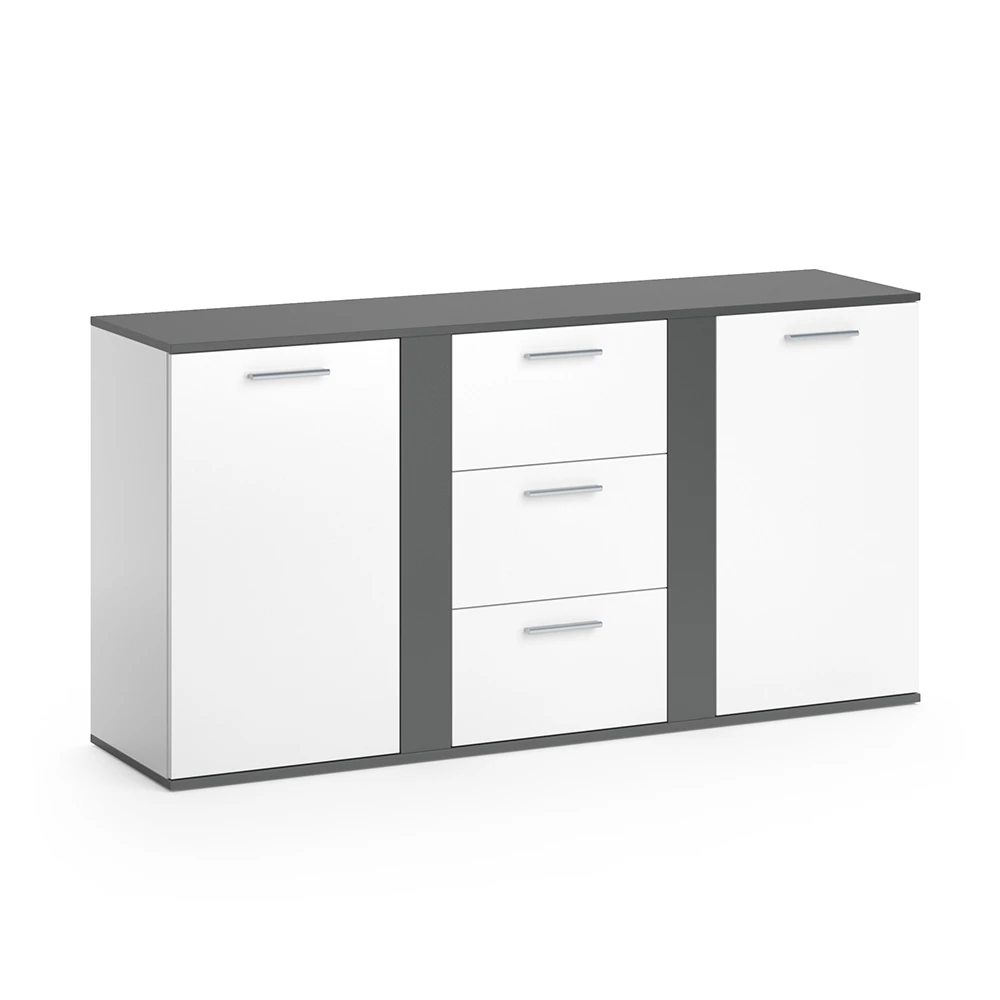 Dressoir Novelli Antraciet 40 x 80 cm met laden Vicco