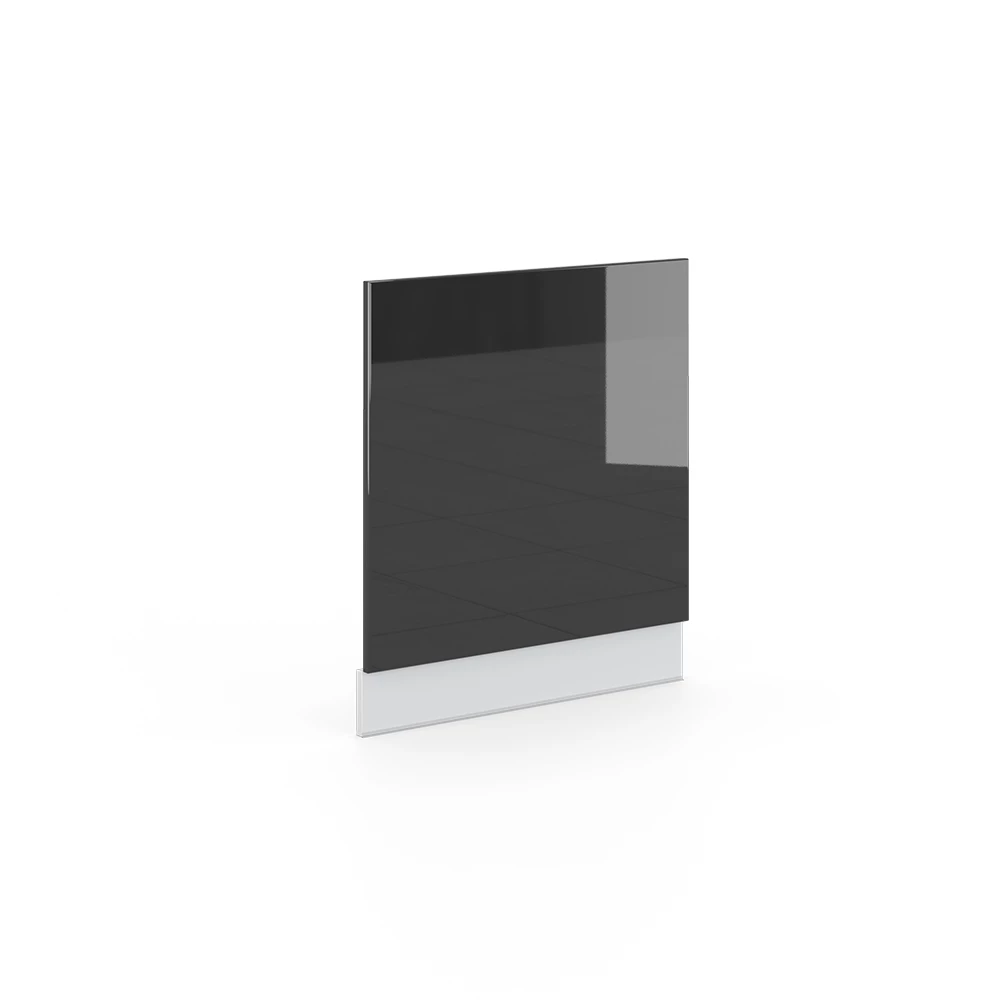 Frontpaneel Fame-Line Antraciet Hoogglans 60 cm zonder werkblad Vicco