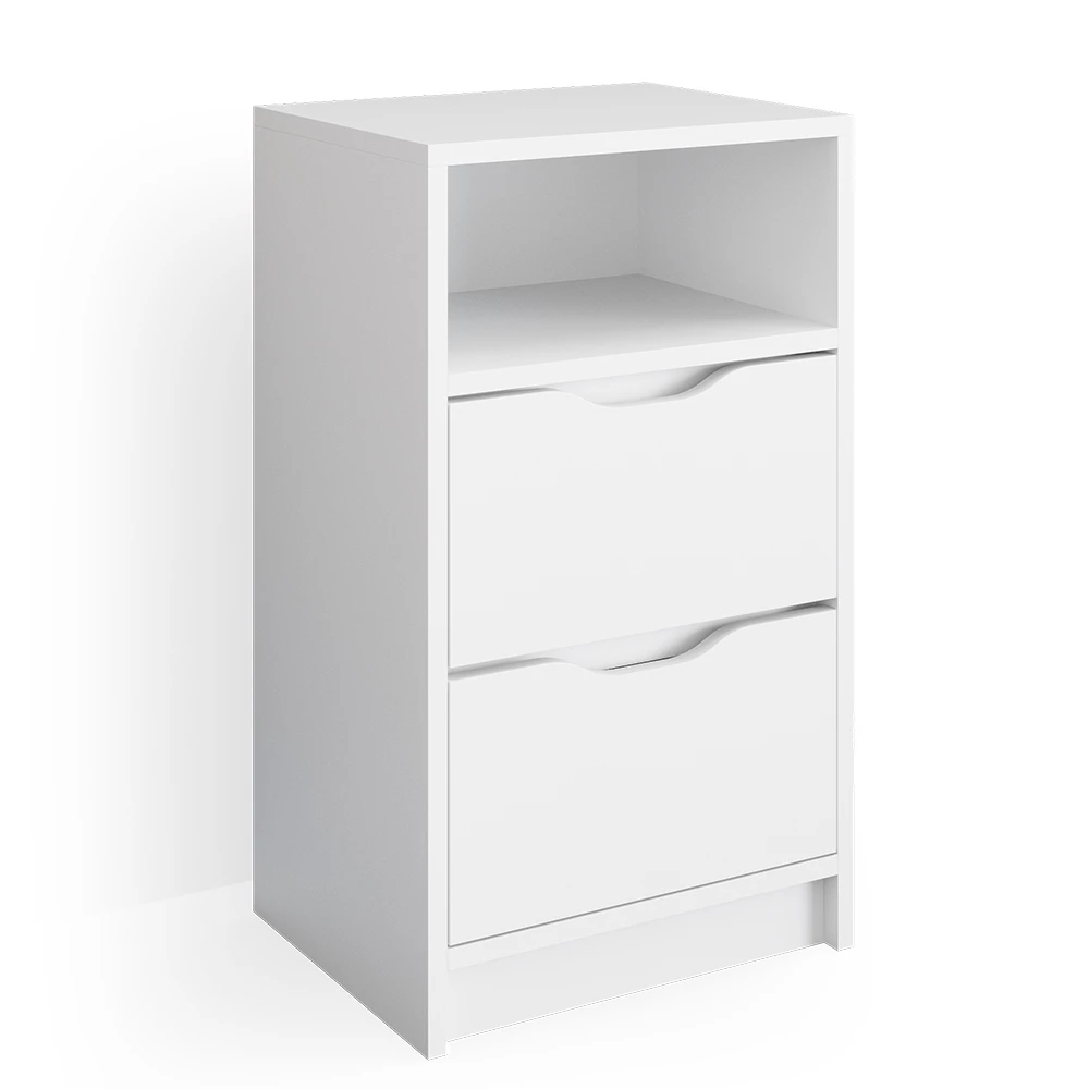 Boxspring nachtkastje Ruben Wit 38 x 66.6 cm Vicco