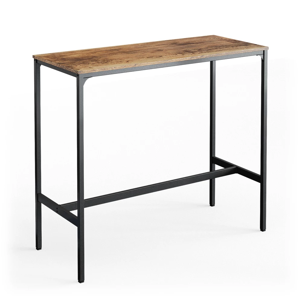 Bartafel Fyrk Antiek hout 120 x 50 cm Vicco