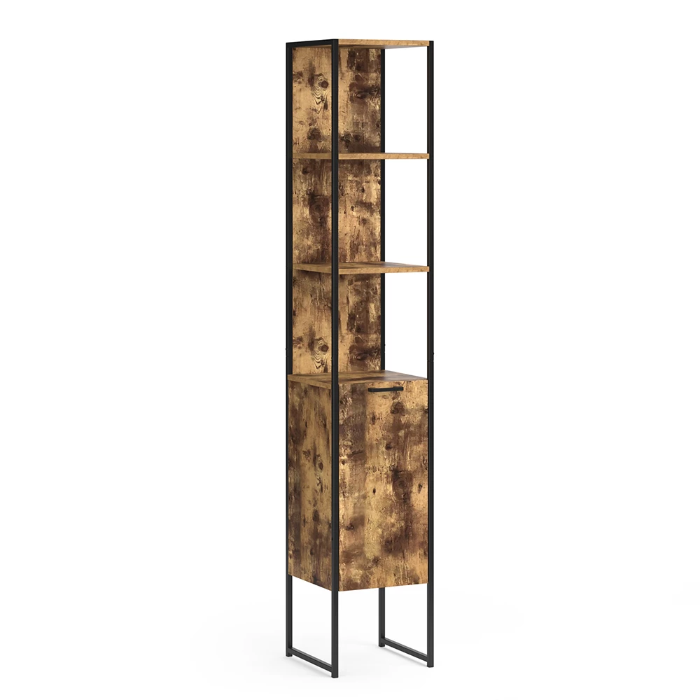 Badkamerkast Fyrk Antiek hout 33 x 185 cm Vicco