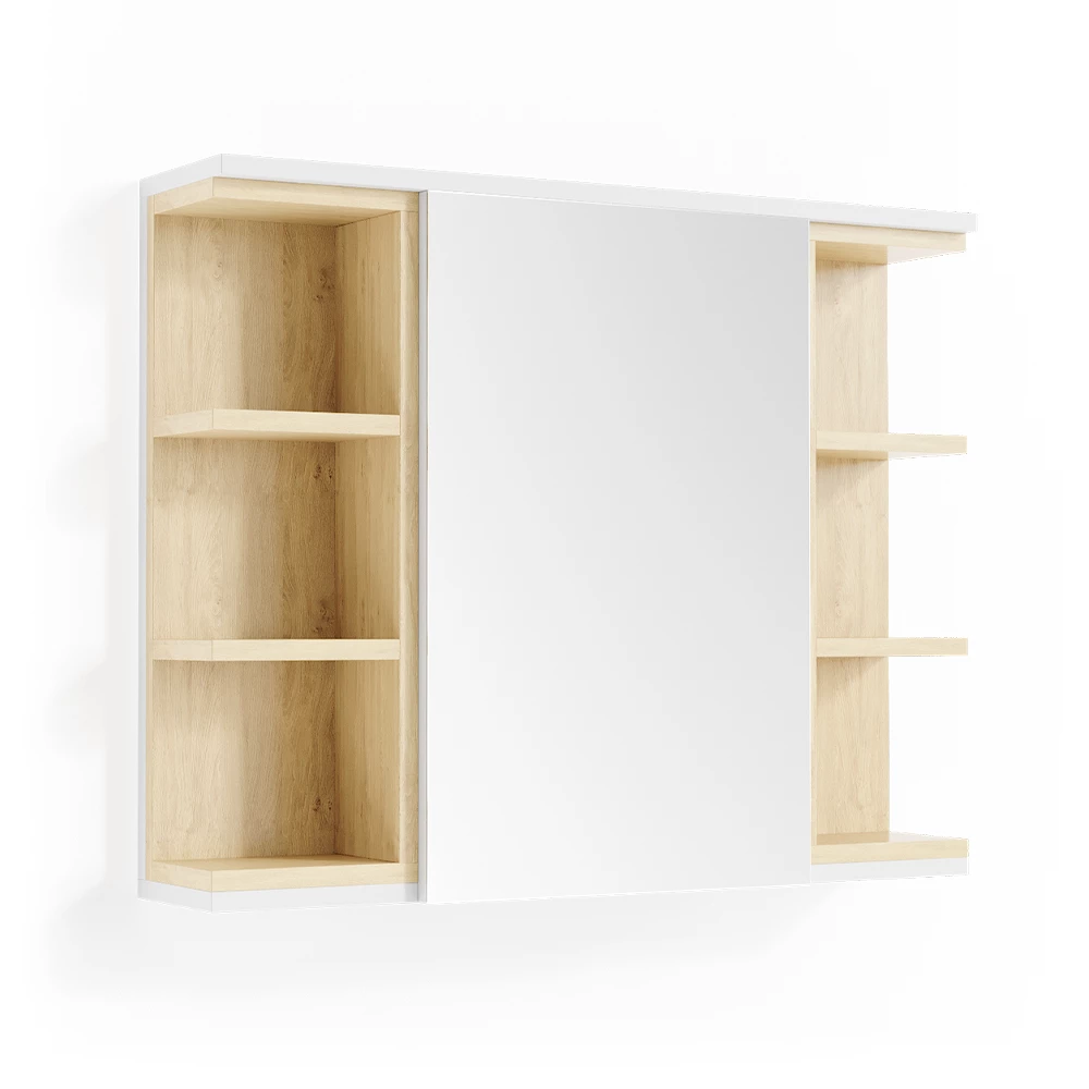 Badkamerspiegelkast Aquis Wit 79.6 x 64 cm Vicco