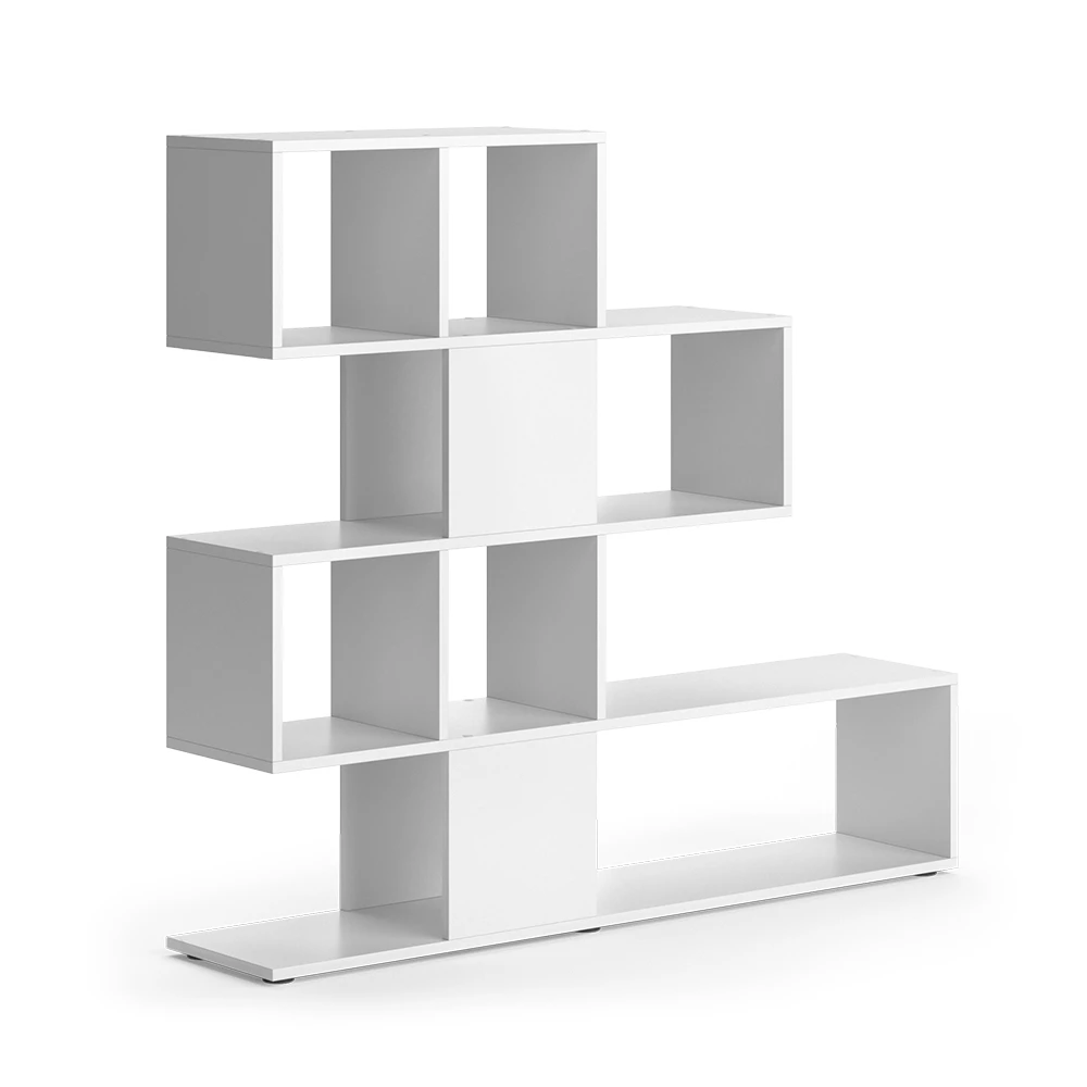 Kamerverdeler Hylda Wit 124.4 x 113 cm met 4 vouwboxen Vicco