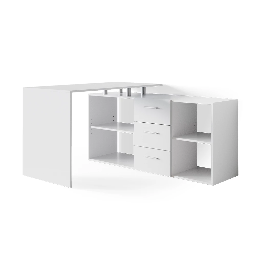 Hoekbureau Dante Wit 215 x 60 cm Vicco