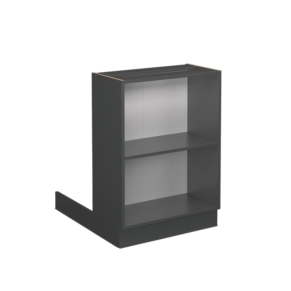 Keukeneiland Fame-Line Antraciet 60 cm zonder werkblad Vicco