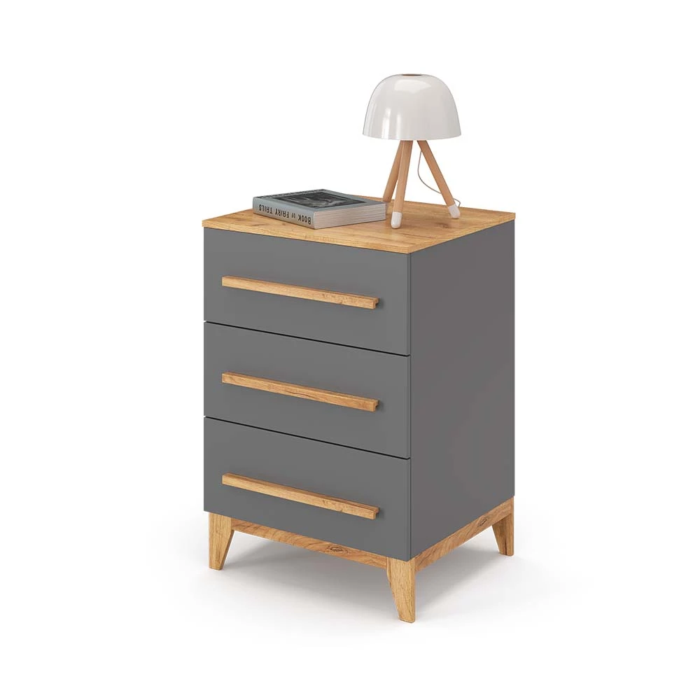 Dressoir Malia Grijs 53.4 x 88 cm Vitalispa