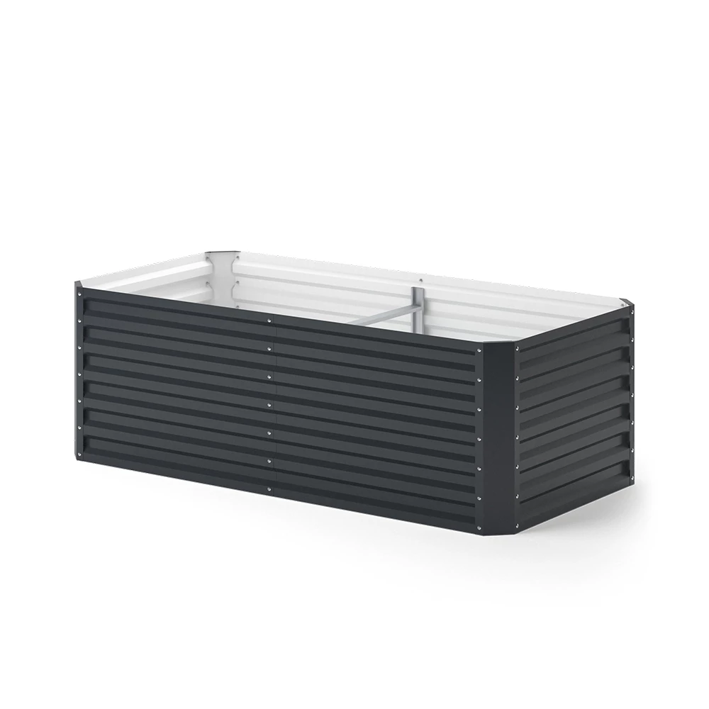 Verhoogd tuinbed  Antraciet 180 x 60 cm OK-Living
