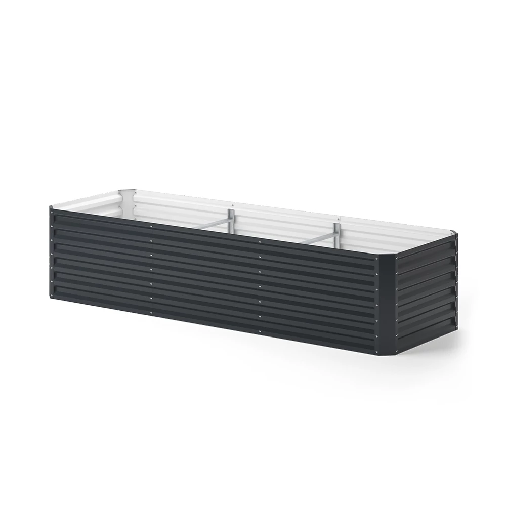 Verhoogd tuinbed  Antraciet 270 x 90 cm OK-Living