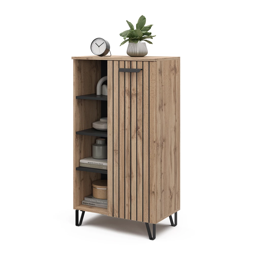 Dressoir Amber Bruin 35 x 110 cm met 1 deur Vicco