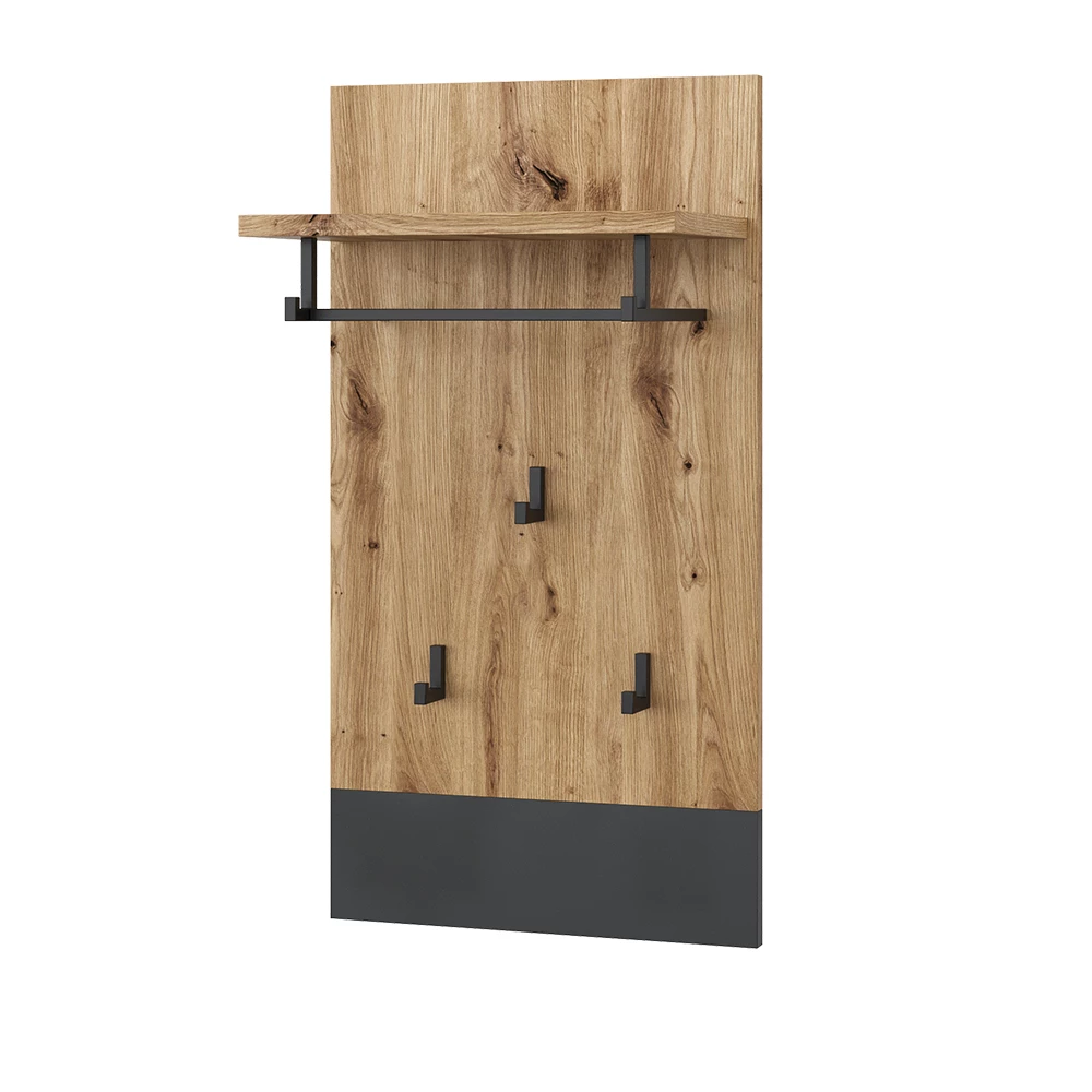 Wandkapstok Selena Antraciet 44 x 83 cm Vicco