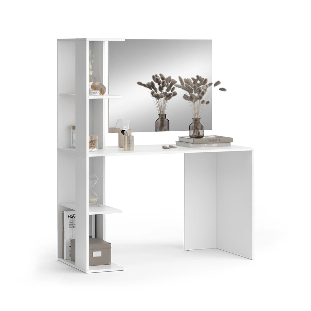 Kaptafel Tower Wit 122.2 cm met spiegel Vicco