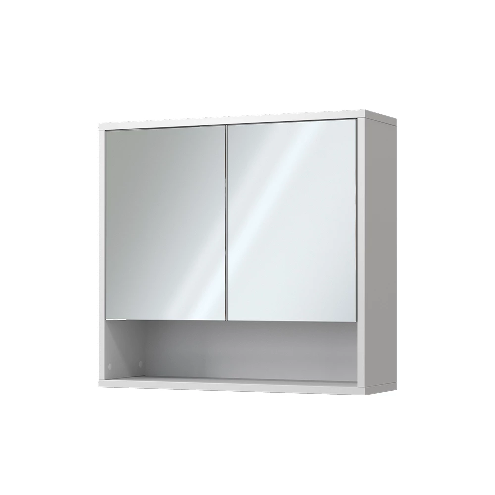 Badkamerspiegelkast Eliza Wit 70 x 65 cm met 2 deuren Vicco