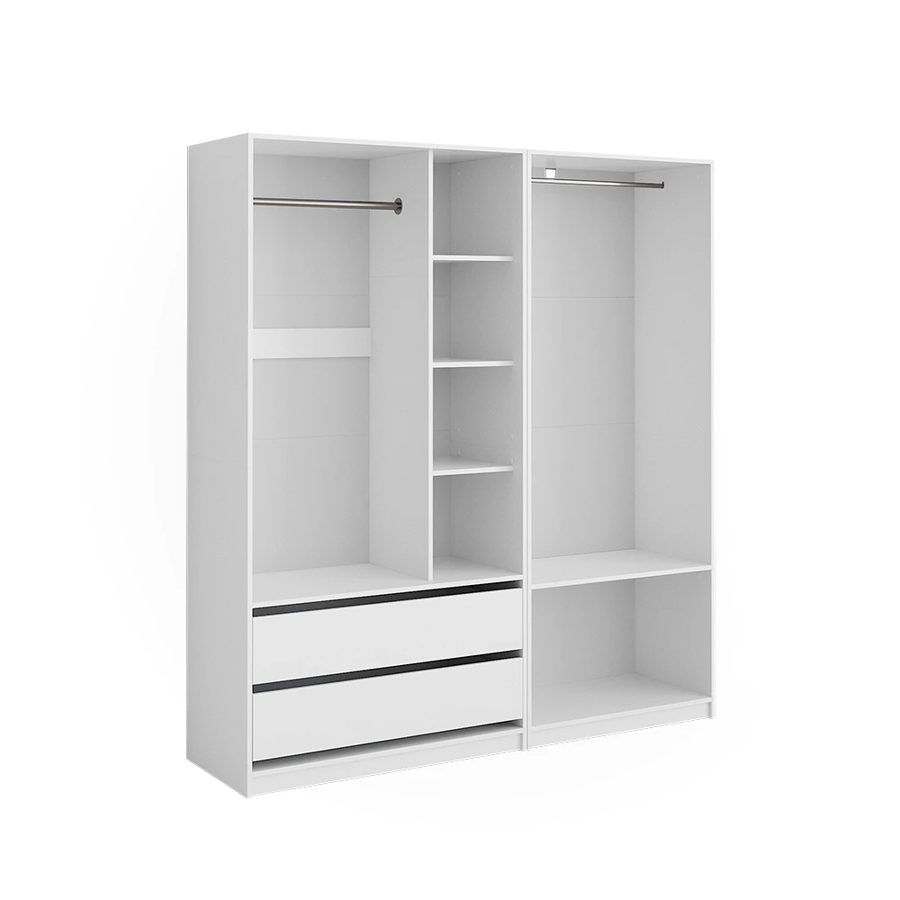 Garderobekast Elmo Wit 180 x 200 cm Set van 2 Vicco
