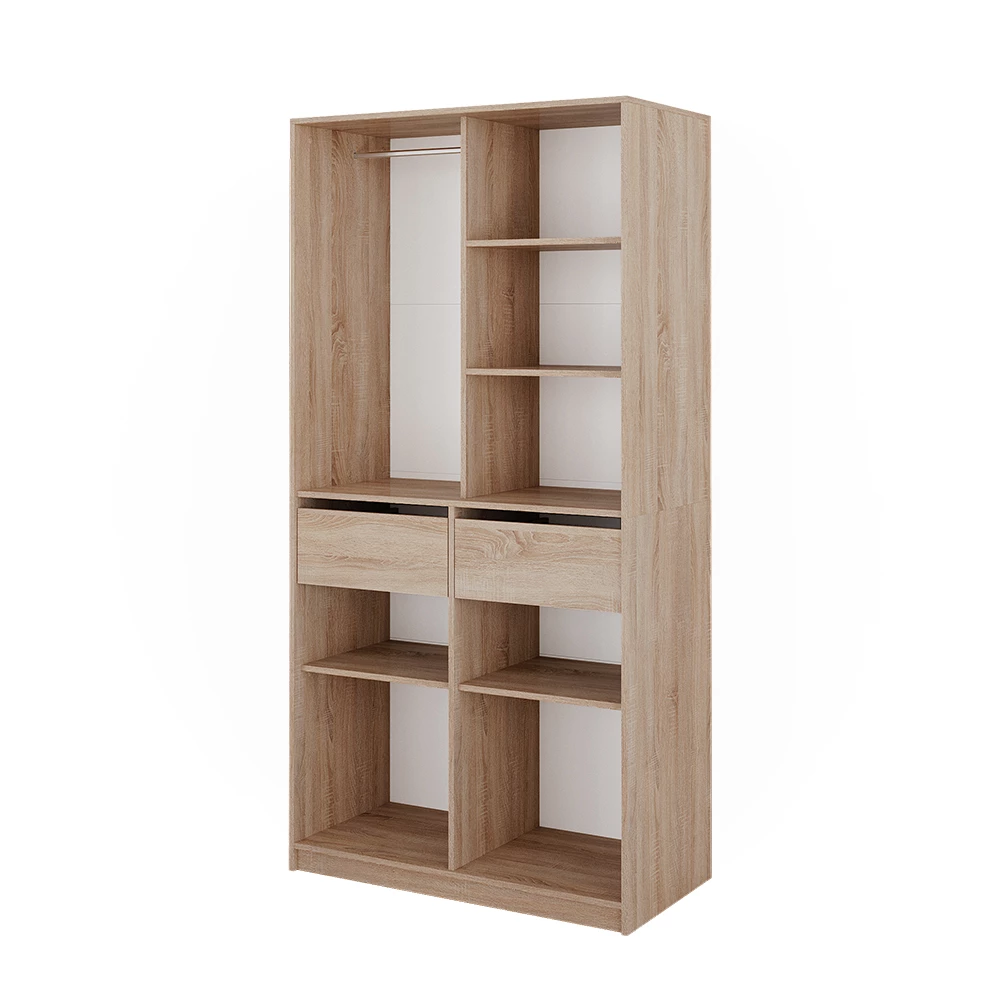 Garderobe Elmo Sonoma 100 x 200 cm met 2 laden Vicco