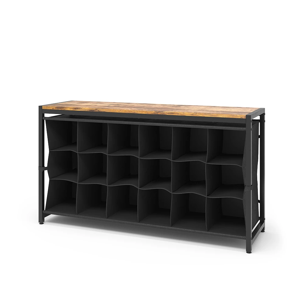 Schoenenkast Fyrk Eiken rustiek 100 x 54.5 cm Vicco
