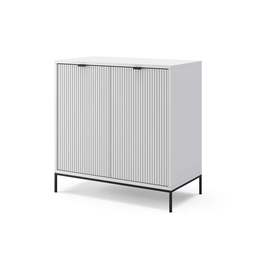 Ladekast Eliza Wit 42 x 81.2 cm met 2 deuren Vicco