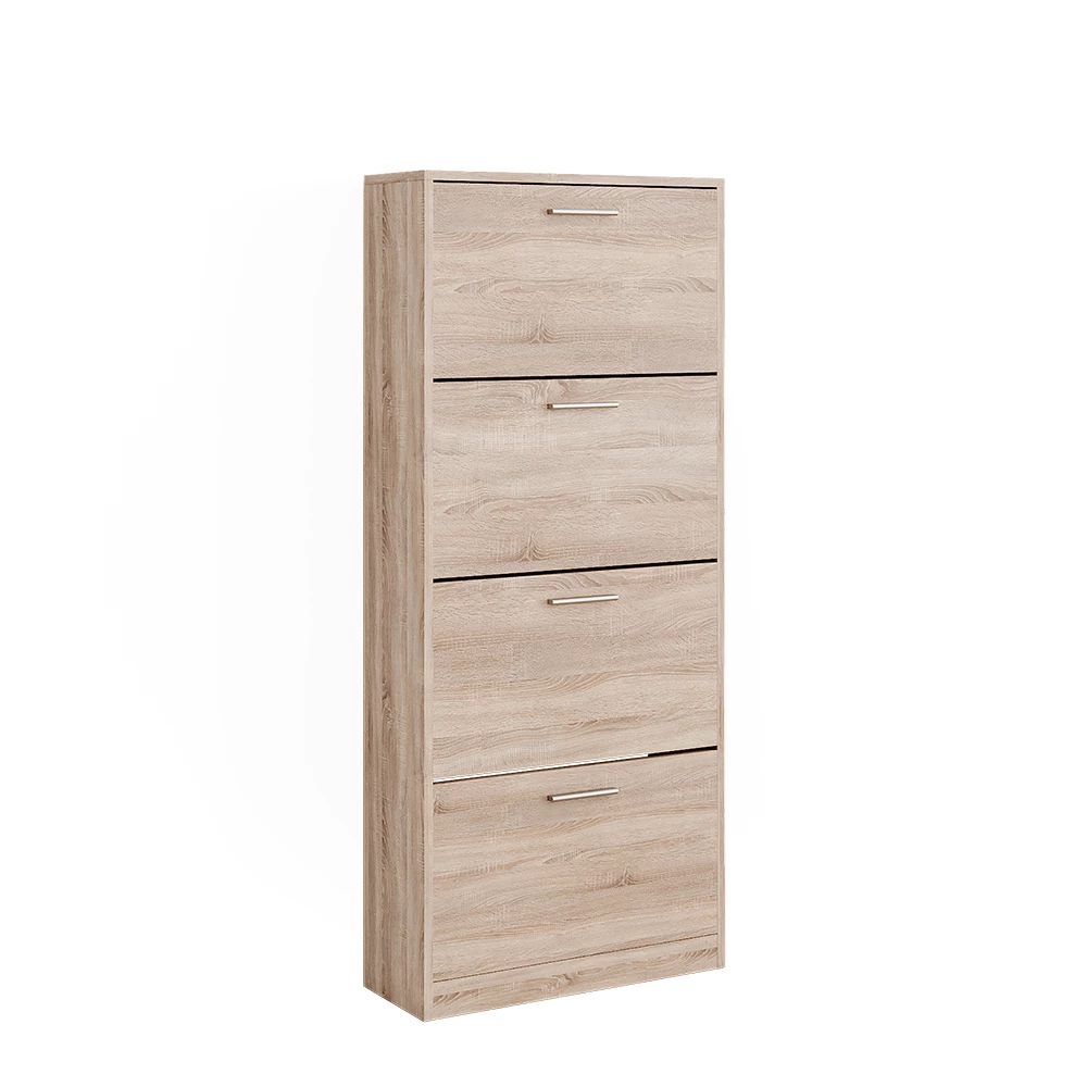 Schoenenkantelaar Gizmo Sonoma 59 x 137 cm met 4 compartimenten Vicco