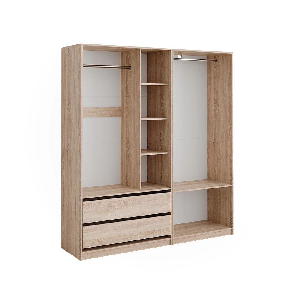 Garderobekast Elmo Sonoma 180 x 200 cm Set van 2 Vicco