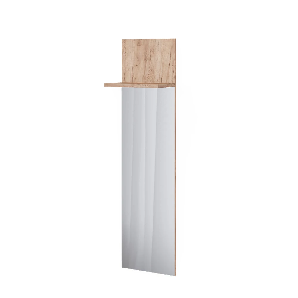 Garderobe Siri Krachtige eik goud 36 x 135 cm met spiegel Vicco